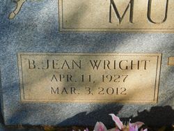 B. Jean <I>Wright</I> Murphy 
