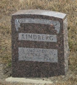 Emma Magdaline <I>Hendrickson</I> Lindberg 