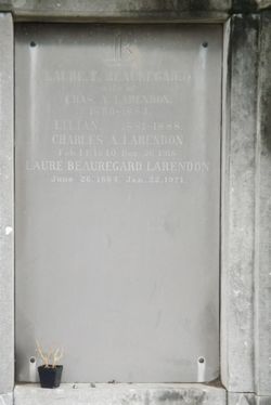 Laure Villere <I>Beauregard</I> Larendon 