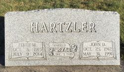 Edith Mae <I>Schertz</I> Hartzler 