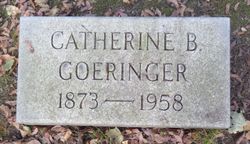 Catherine <I>Banks</I> Goeringer 