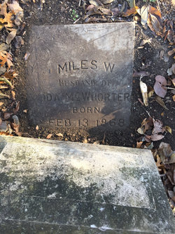 Miles W. McWhorter 