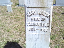 Mary E. <I>Mason</I> Hamilton 
