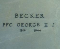 PFC George Heilman Becker Jr.