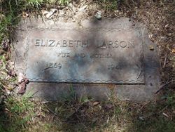 Elizabeth “Lizzie” <I>Pugmire</I> Larson 