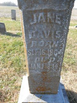 Jane “Jennie” <I>Wilhoit</I> Davis 