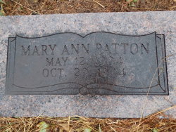 Mary Anne <I>Kirby</I> Patton 