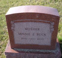 Minnie E. <I>Bachman</I> Buck 