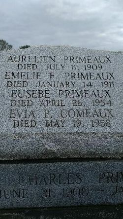 Marie Emelia “Mrs. Aurelien” <I>Fabre</I> Primeaux 