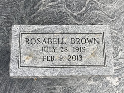 Rosabell <I>Duree</I> Brown 