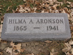 Hilma Augusta <I>Kallgren</I> Aronson 