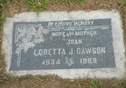 Loretta Joan “Joan” <I>Zulfa</I> Dawson 