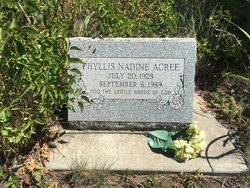 Phyllis Nadine <I>Owens</I> Acree 