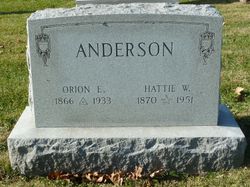 Hattie E <I>Warner</I> Anderson 