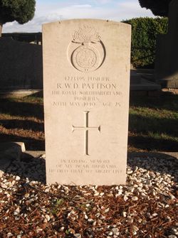 Fusilier Richard William Davidson Pattison 