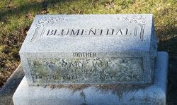 Mary Jane <I>Thompson</I> Blumenthal 