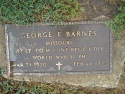 1LT George F. Barnes 