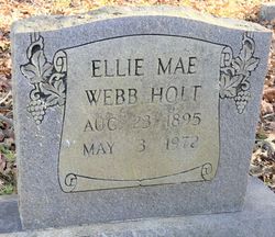 Ellie Mae <I>Webb</I> Holt 