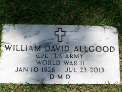 Dr William David “Billy” Allgood 