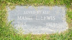 Mary Cecelia “Mamie” <I>Lagutaris</I> Lewis 
