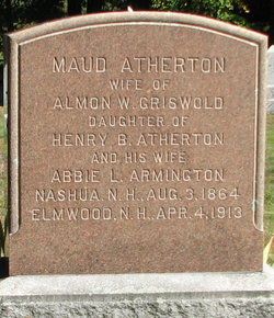 Maud <I>Atherton</I> Griswold 