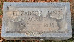 Elizabeth Jane <I>Akins</I> Acree 