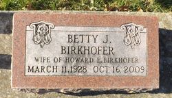 Betty Jean <I>Askam</I> Birkhofer 