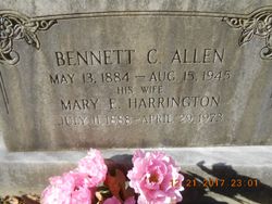 Mary Elizabeth <I>Harrington</I> Allen 