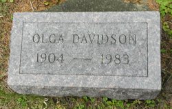 Olga <I>Mickelson</I> Davidson 