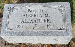 Alberta M. Alexander 
