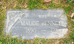 Maude Eliza <I>Butler</I> Bennett 
