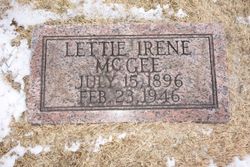 Leticia Irene “Rena” <I>Blackburn</I> McGee 