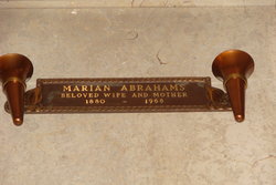 Marian <I>Goldberg</I> Abrahams 