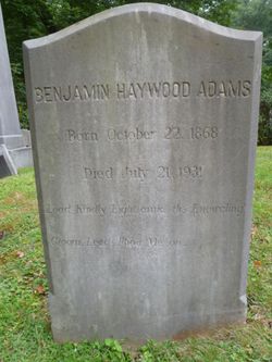 Benjamin Haywood Adams 