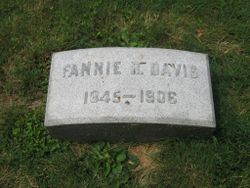 Frances “Fannie” <I>Russell</I> Davis 