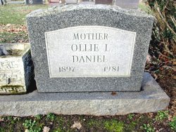 Olive Lee “Ollie” <I>Gallion</I> Daniel 