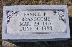 Fannie P. <I>Moon</I> Branscome 