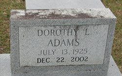 Dorothy L. <I>Price</I> Adams 