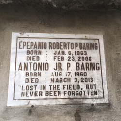 Antonio P Baring Jr.