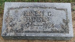 Ernest George Hansen 