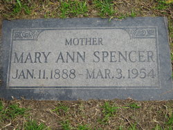 Mary Ann Spencer 
