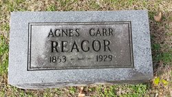 Agnes <I>Carr</I> Reagor 