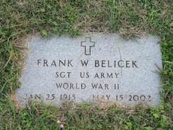 SGT Frank W Belicek 