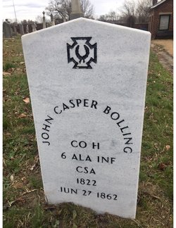 Pvt John Casper Bolling 