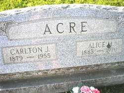 Alice M <I>Falk</I> Acre 