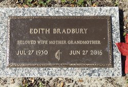 Edith <I>Brier</I> Bradbury 