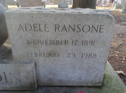 Mary Adele <I>Ransone</I> Hardin 