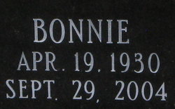 Bonnie <I>Blanton</I> Montgomery 