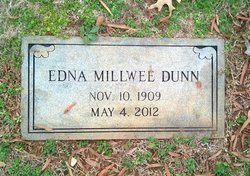 Edna <I>Millwee</I> Dunn 