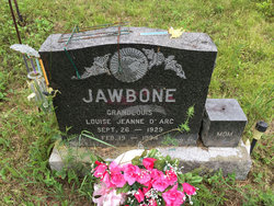 Louise Jeanne D'Arc <I>Grandlouis</I> Jawbone 